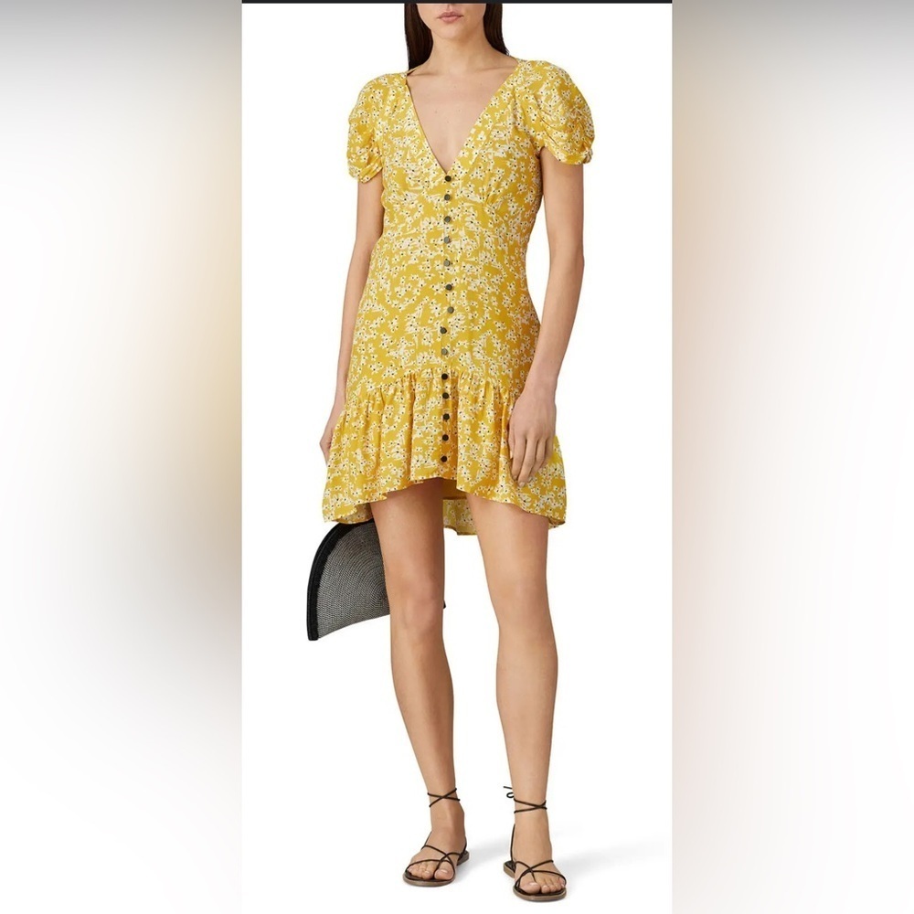 Rent the runway Wish small golden bloom dress excellent condition